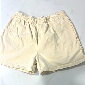 Brandy Melville’s John Galt Women's Cream Sweat Shorts